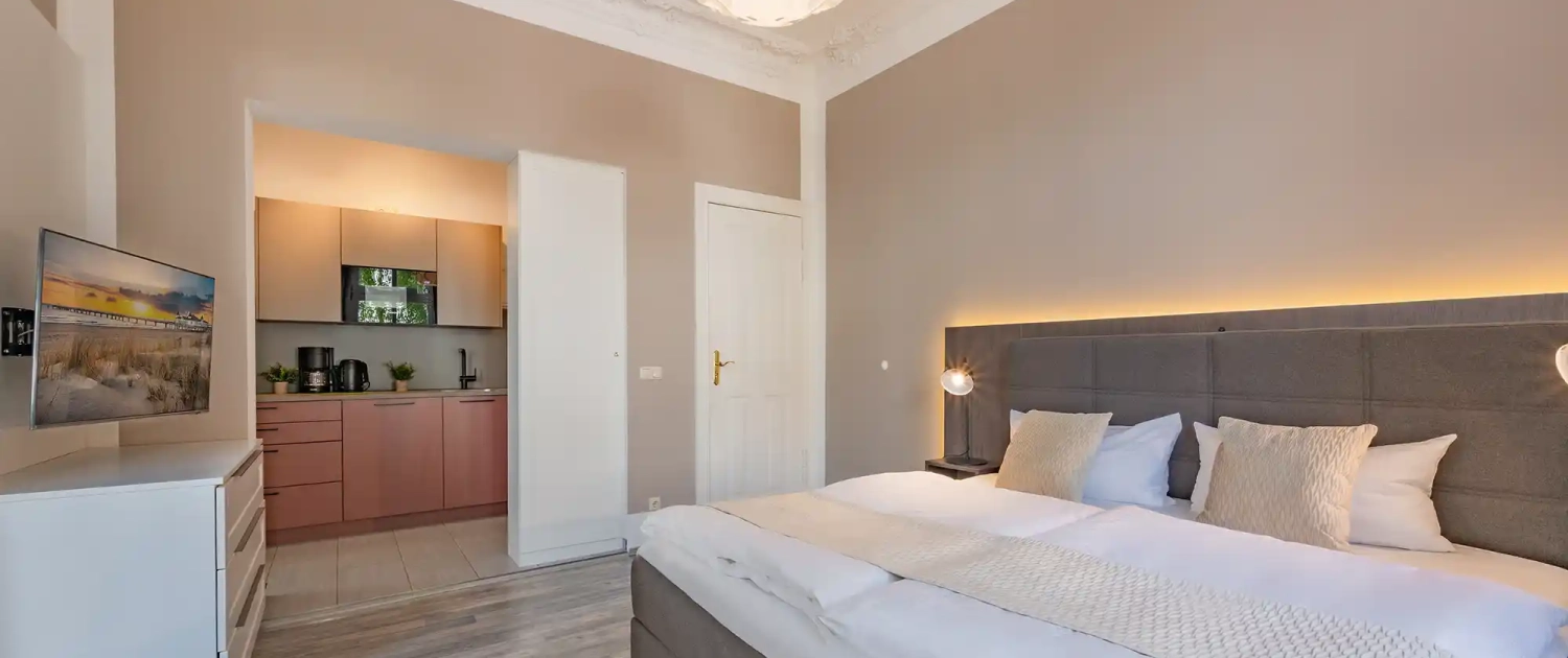 Ferienwohnung Bernstein Villa Carmen Schlafbereich