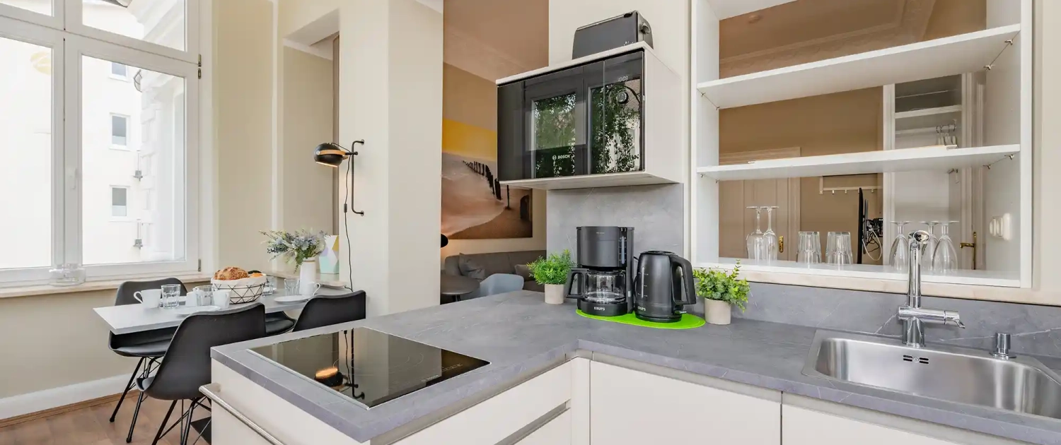 Ferienwohnung Waterblick Villa Carmen Küche